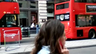 Transformers Movie on a London Bus.