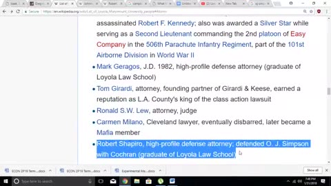 OJ Simpsons "dream team" of lawyers were Jesuit educated