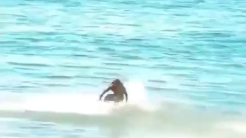 This extreme surfing is so cool