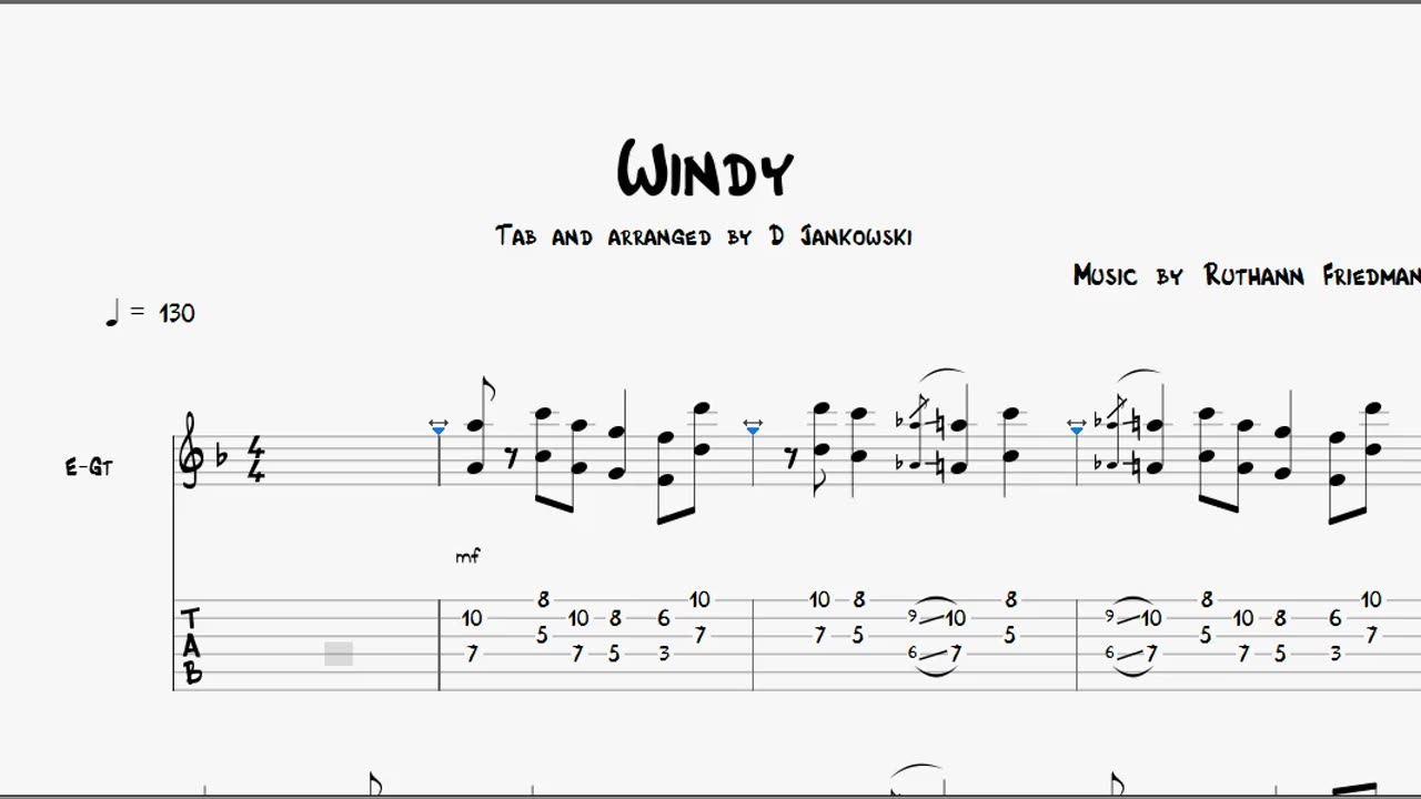 How to play Wes Montgomery's version of Windy on guitar