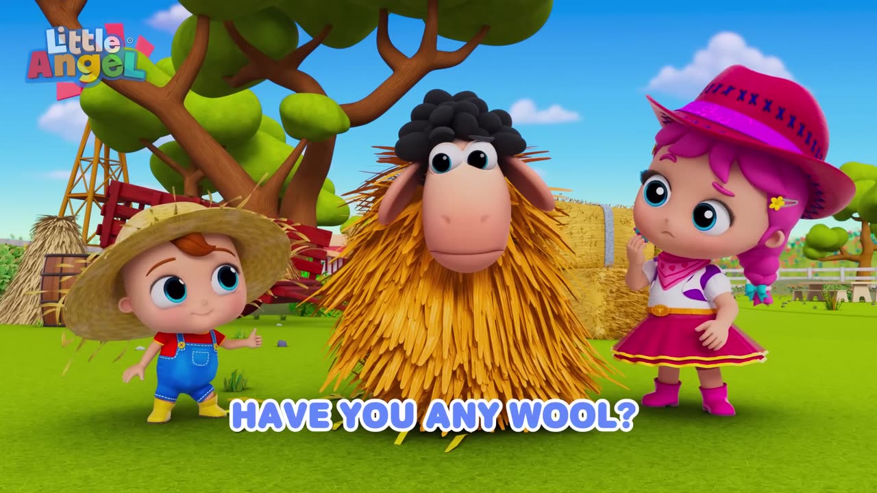 Baa Baa Black Sheep _ @LittleAngel Kids Songs & Nursery Rhymes_