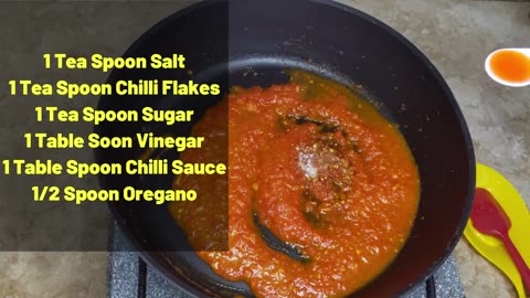 5 minutes pizza sauce recipe | homemade recipe