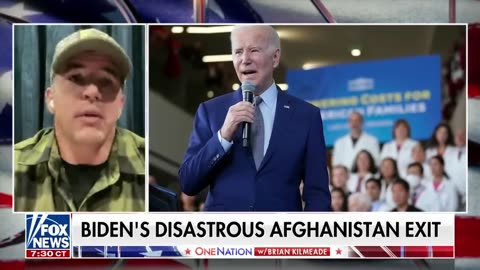 Former Navy SEAL corrects Biden after blaming Trump for Afghanistan withdrawal