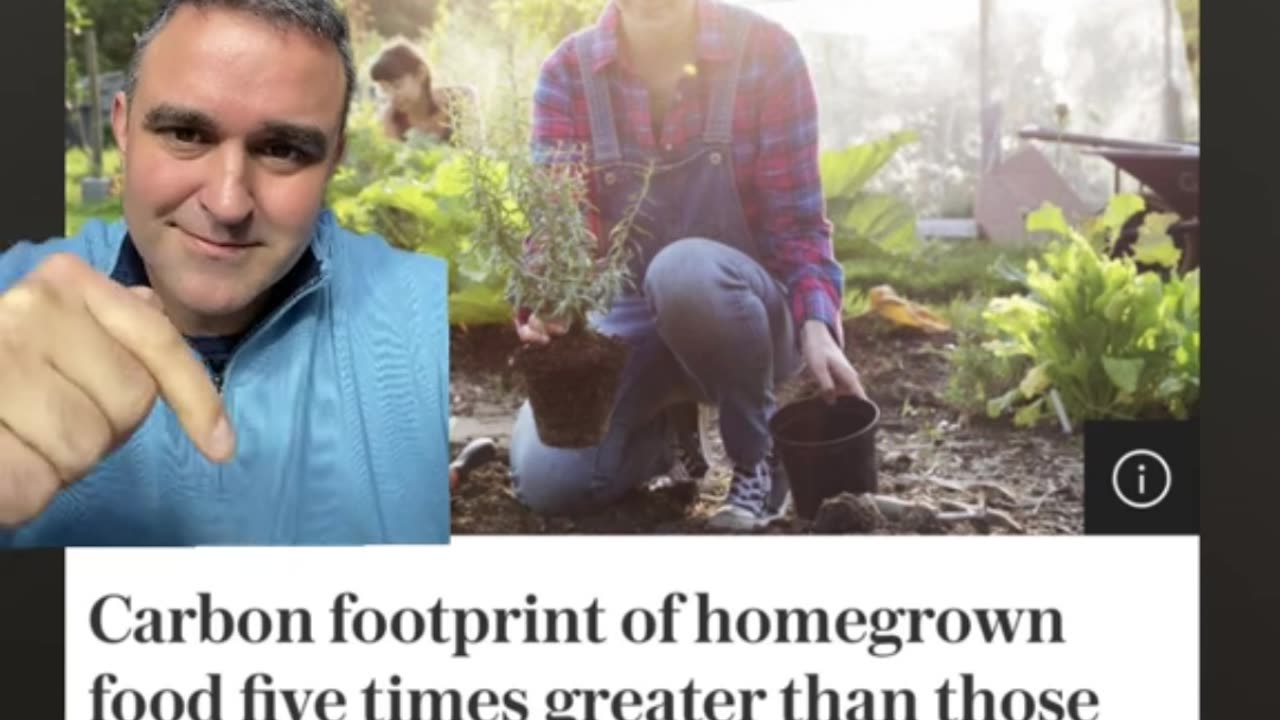 Carbon Footprint of Homegrown Food Five Times Greater Than Those Grown Conventionally