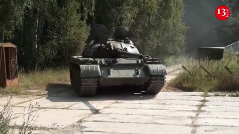 The Russians are relying on the old T-55 tanks