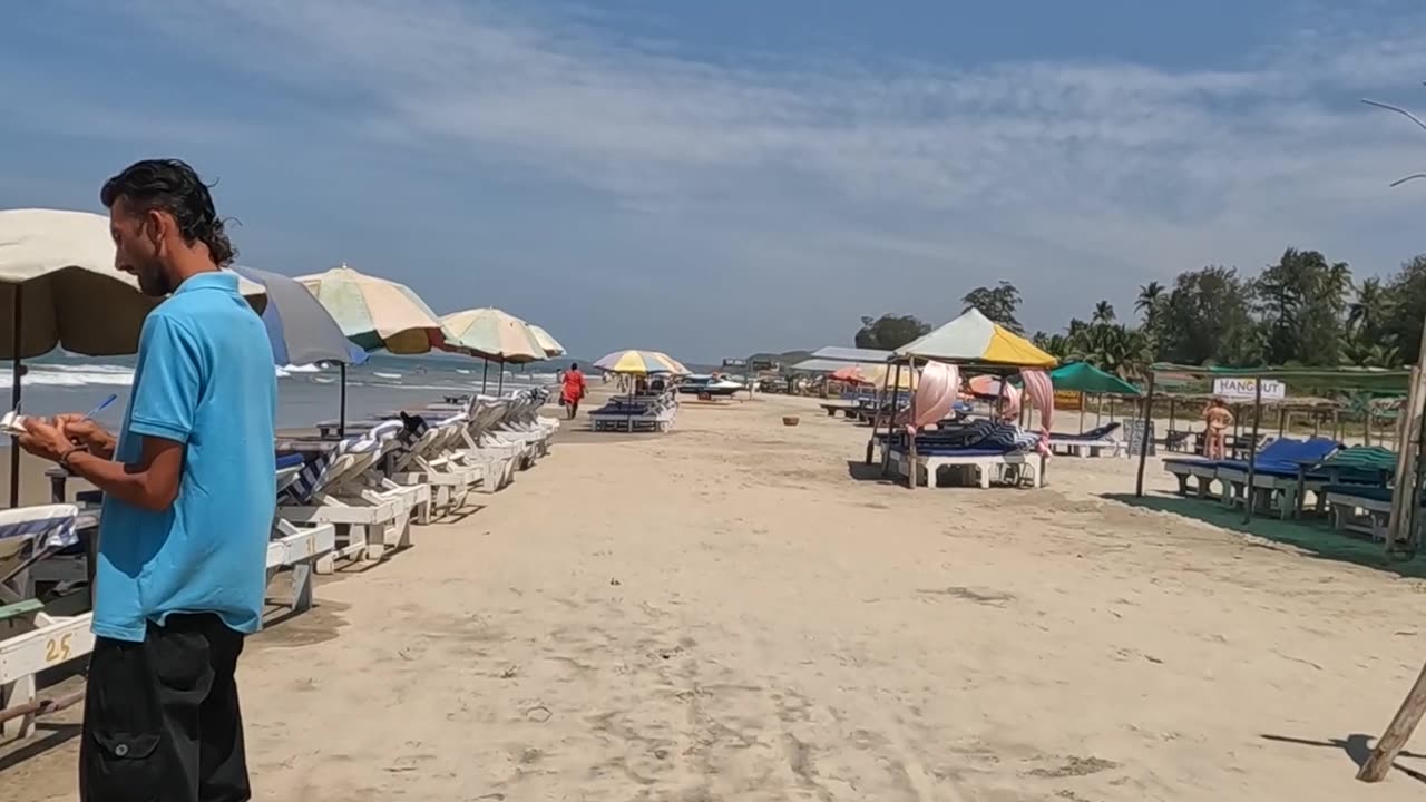 RAW 2K Quad HD Free to use video download link in description - Goa beach views