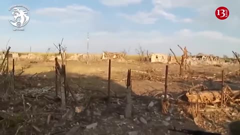 Ukrainian national police attacks destroyed houses where Russians were hiding- "Kill all scoundrels"