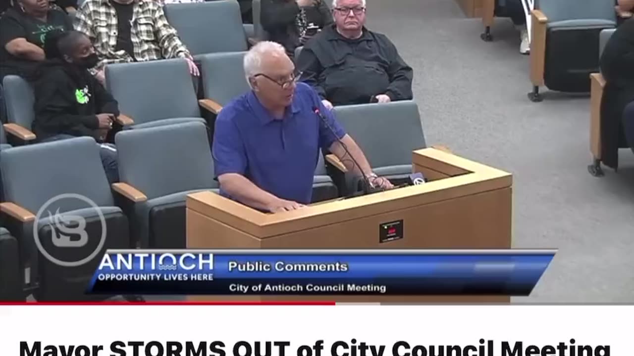 Liberal mayor STORMS OUT of City Council meeting after race-baiting meltdown