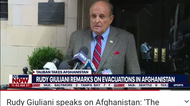 Rudy Giuliani on Biden Afghanistan debacle