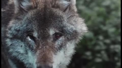 This Wolf looks like he's just been in a fight