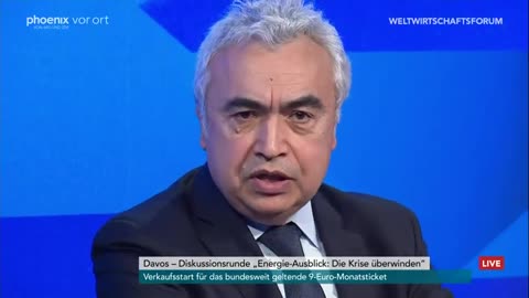 World Economic Forum Davos 2022 “Energie-Ausblick: Wirtschaftsminister Habeck