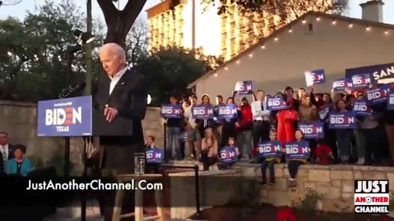 Brandon Just Another Channel calls Joe Biden a liar to his face