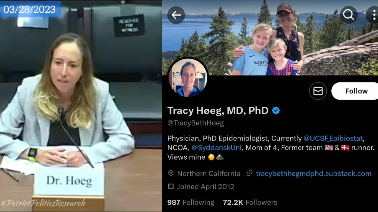 MASKS DO NOT WORK - Dr. Tracy Hoeg - Physician & Epidemiologist PhD - 03/28/2023