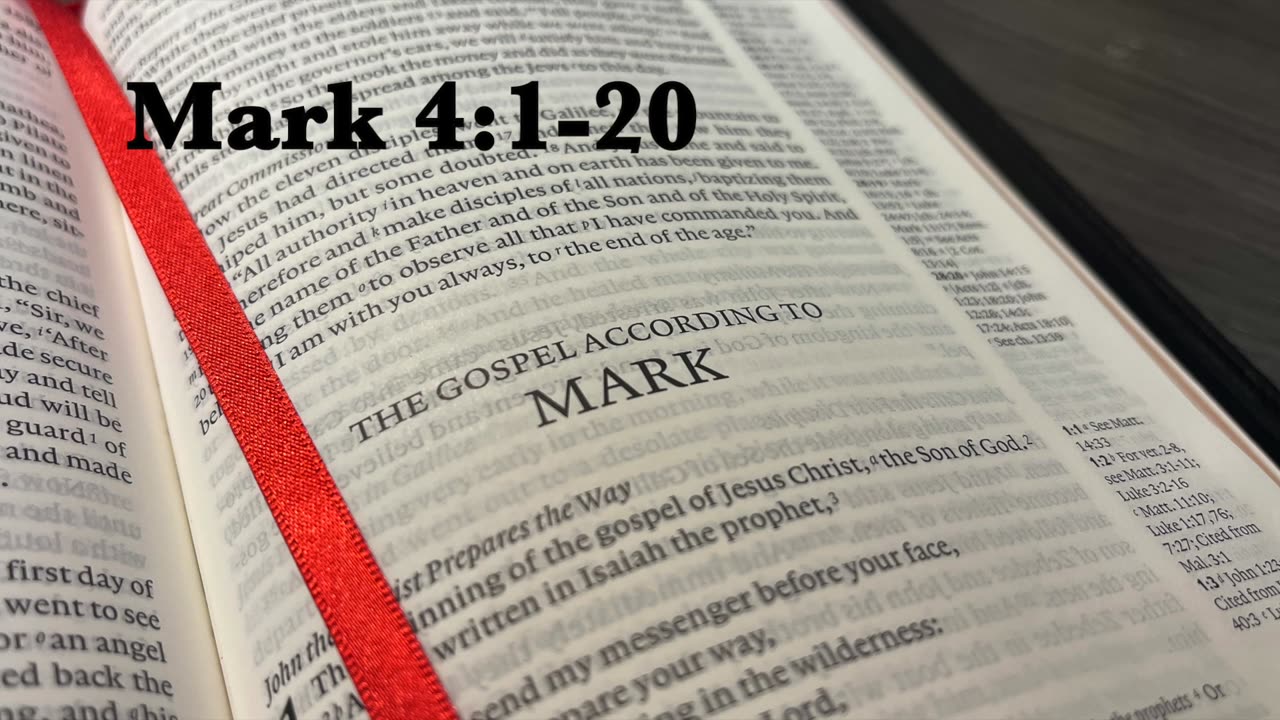 Mark 4:1-20 | The Parable of the Sower | Lucas Crawford