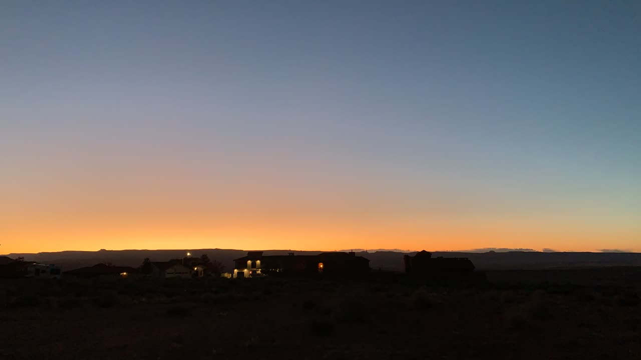 Sunset over Page, AZ