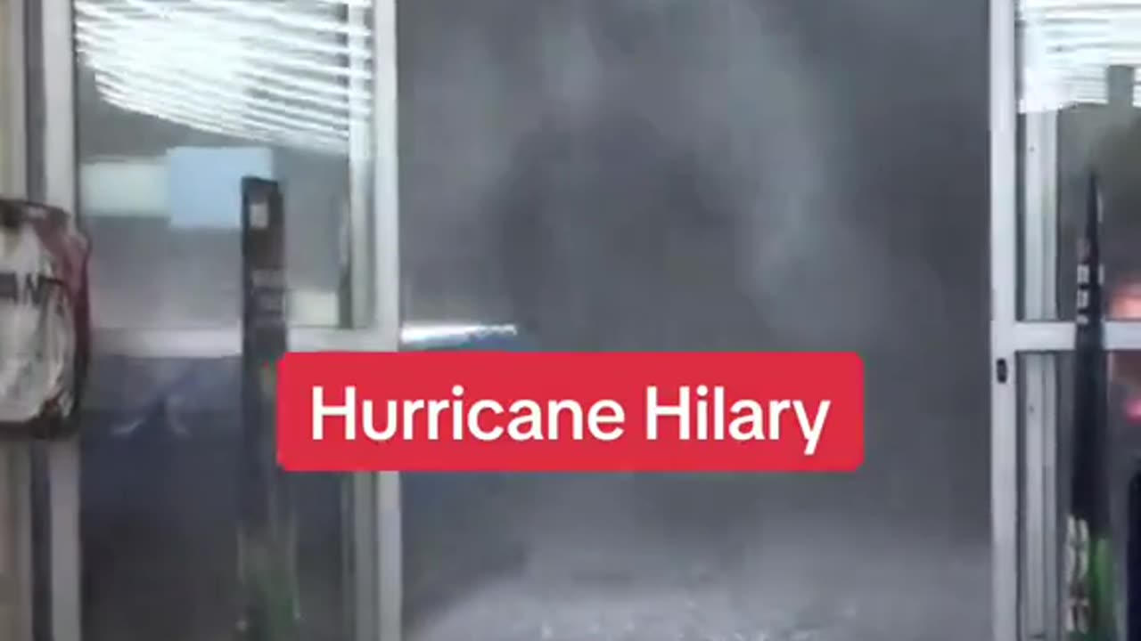 For people who doesn't take Hurricane Hilary Seriously