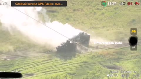 🇷🇺🇺🇦 Direct hit on the American MaxxPro armored car