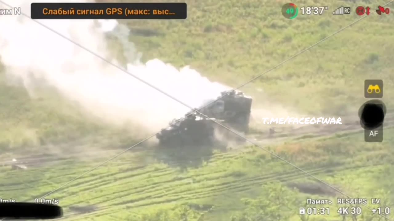 🇷🇺🇺🇦 Direct hit on the American MaxxPro armored car