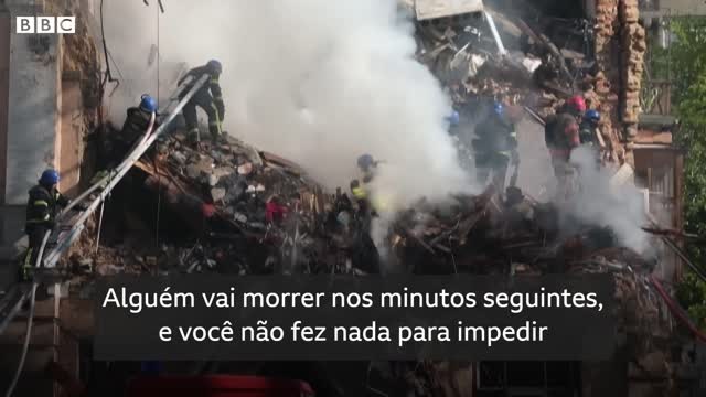 Guerra na Ucrânia: o piloto que 'caça' mísseis russos