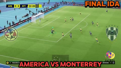 America vs Monterrey Final IdaLiga MX Apertura 2024 partido de simulasion