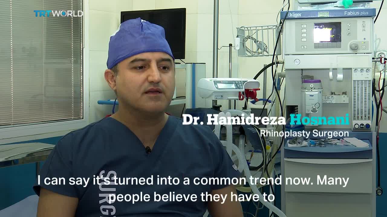 Plastic surgery booms in Iran during pandemic.