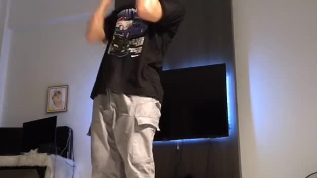 Dancing man. (Follow me)