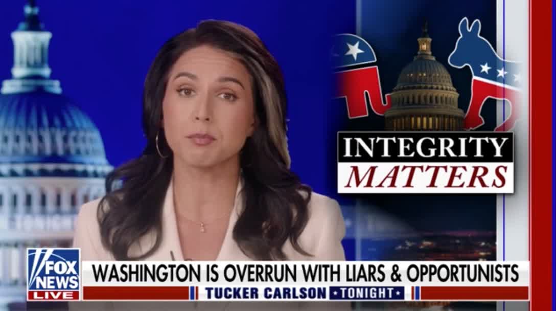 Tulsi Gabbard calls out the many liars in Washington