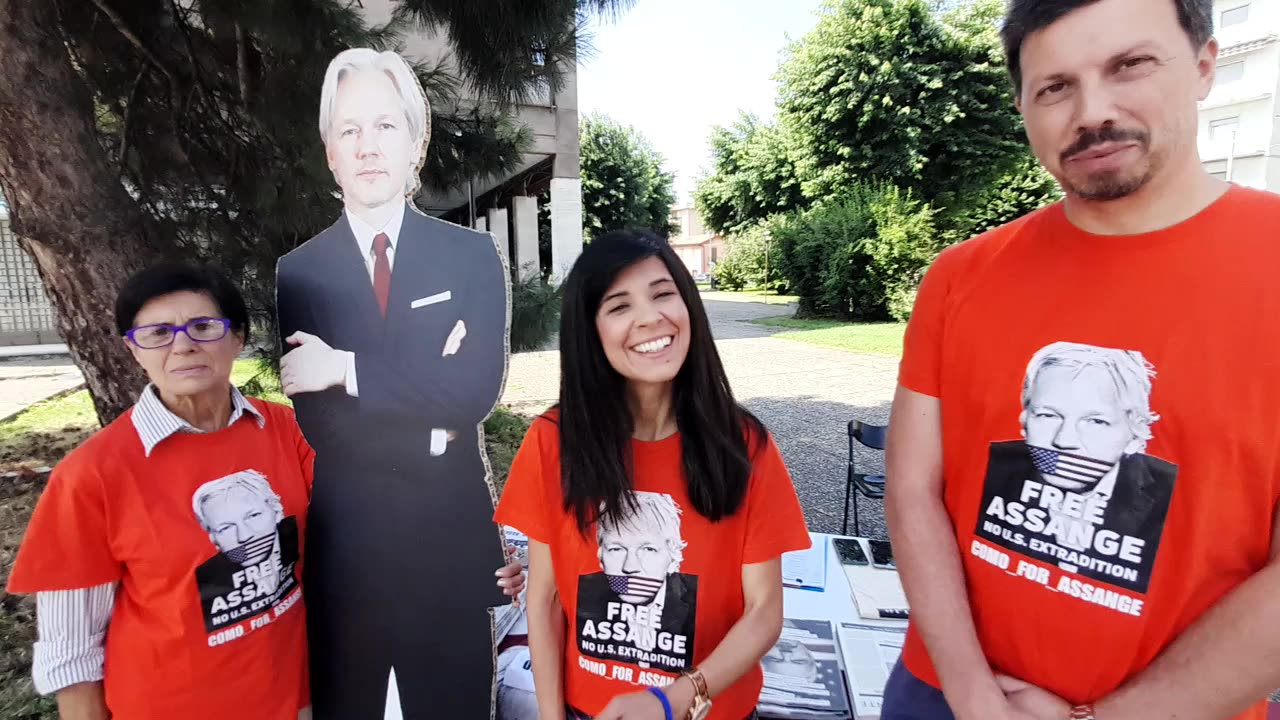 Julian Assange, il "Giorno X": mobilitazione e raccolta firme a Como