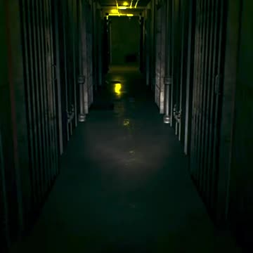 Walking down a creepy Apartment hallway at night!!!