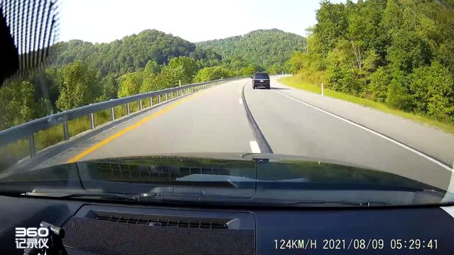 SUV Tire Pops While Driving on Freeway