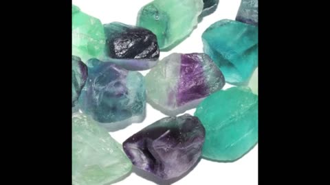 Rainbow Fluorite Crystal Rough Raw