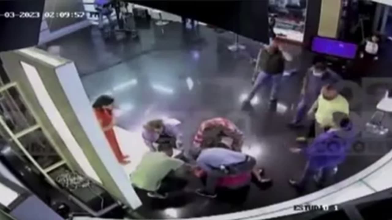 TV show host faints during live tv