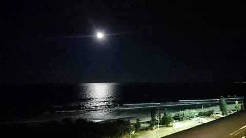 Sunset to Moon rise Time lapse.