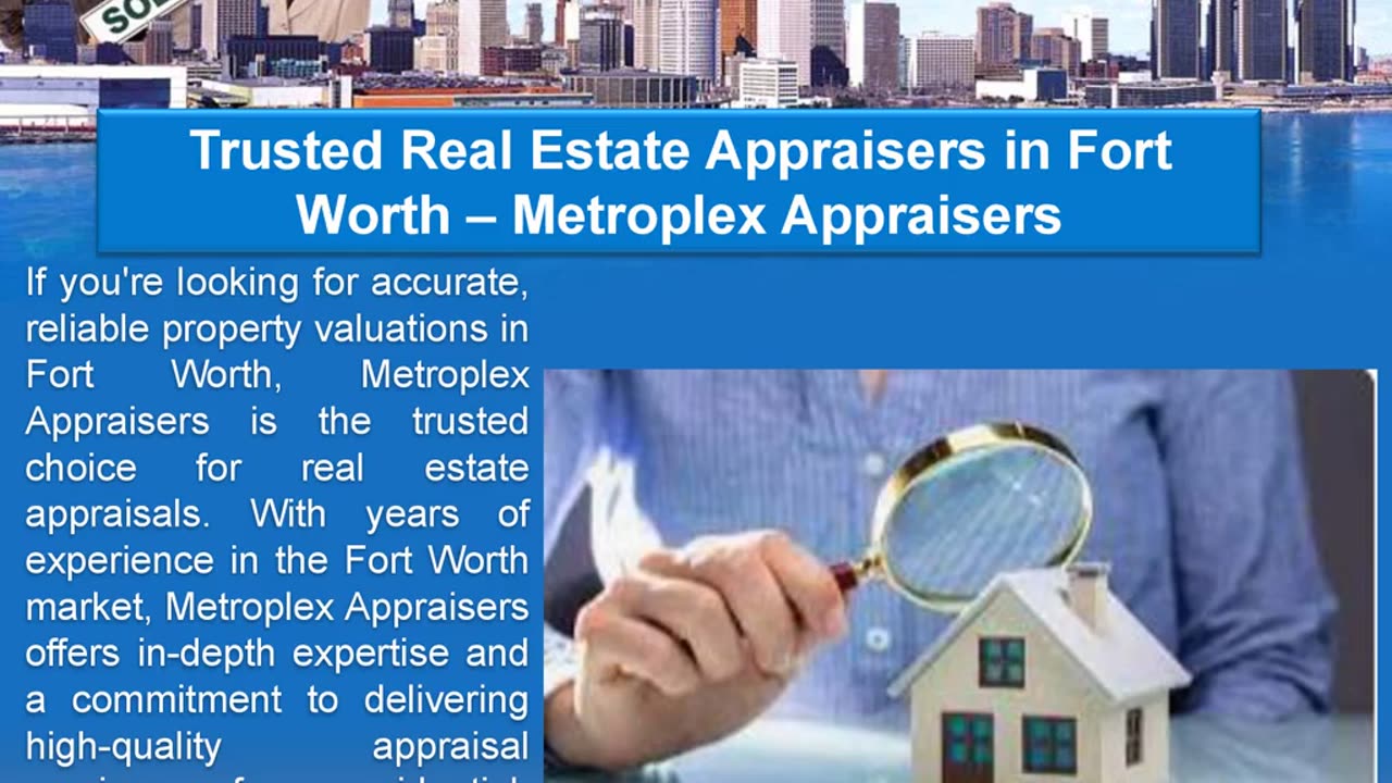 Trusted Real Estate Appraisers in Fort Worth – Metroplex Appraisers