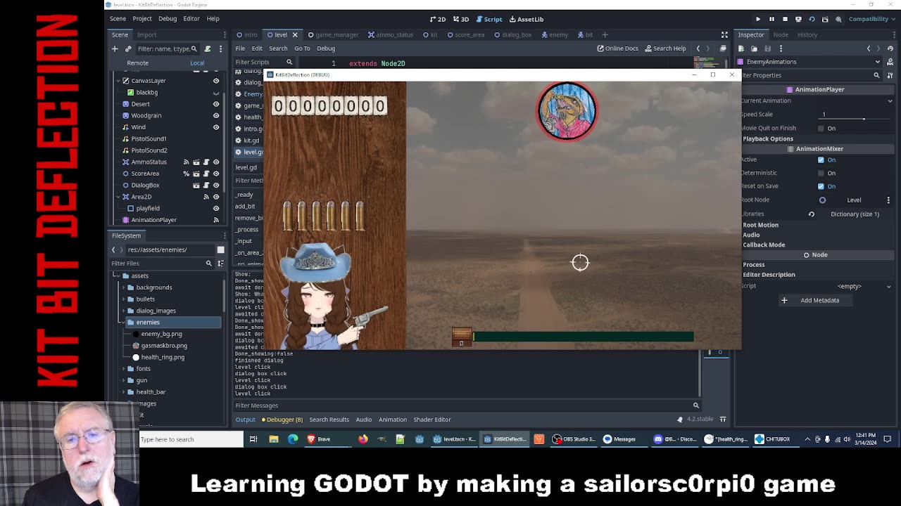 Learning GODOT by making a sailorsc0rpi0 game