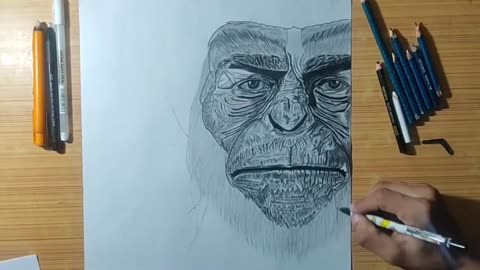 THE LORD HANUMAN SKETCH(Timelapse) #artisan#artist