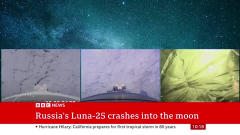 Russian spacecraft crashes into the Moon - BBC News