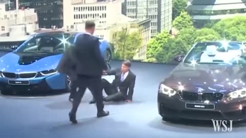 BMW CEO Collapses on Stage