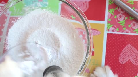 Funny Chef Dog Bailey Makes Pancakes Cute Golden Retriever