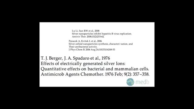 20 scientific studies that show colloidal silver is an effective antibiotic