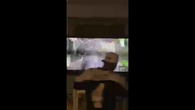 Angry Cowboys Fan Smashes TV, then…