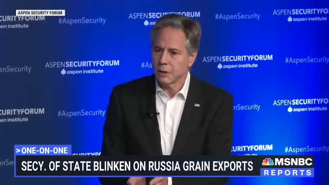 Secy. Blinken: ‘Russia, by weaponizing food, is doing something truly unconscionable’