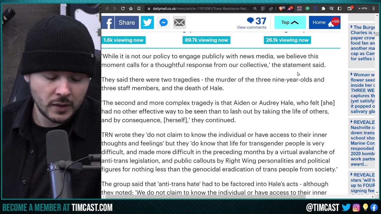 Trans Day Of VENGEANCE Will Continue Despite Shooting, Tucker Warns They Are TARGETING Christians