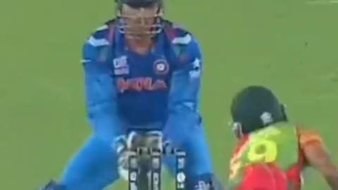 MS Dhoni Wicket keeping video