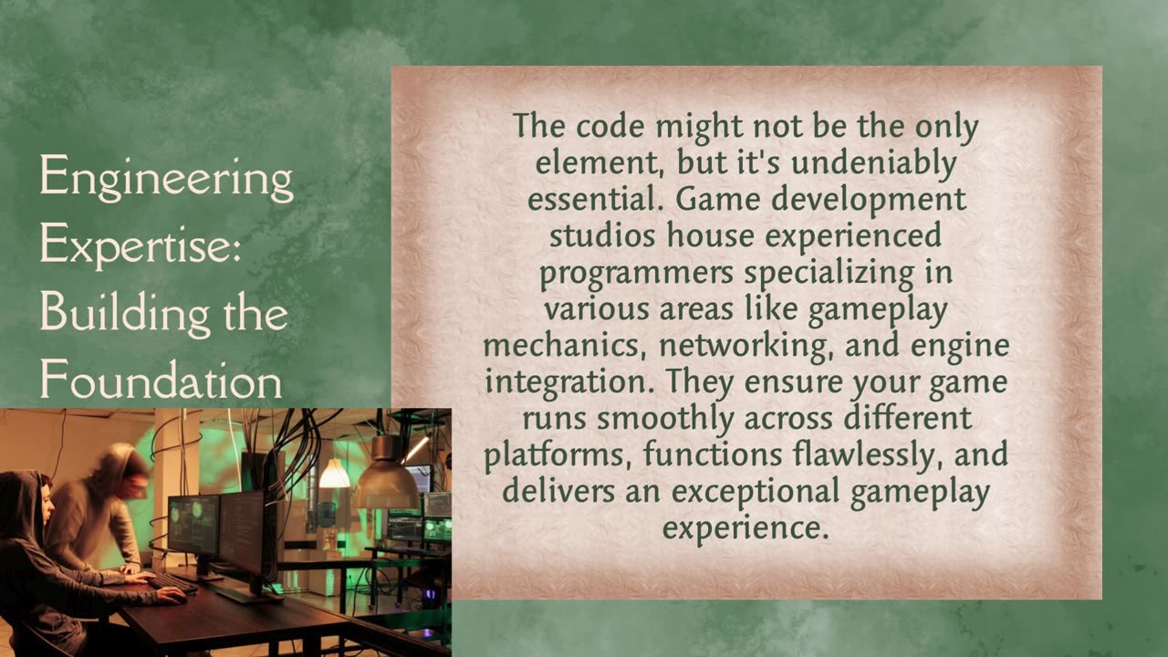 Beyond Code: Exploring the Diverse Services of Game Development Studios