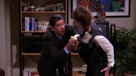 Marcel Attacks Ross' Date _ Friends