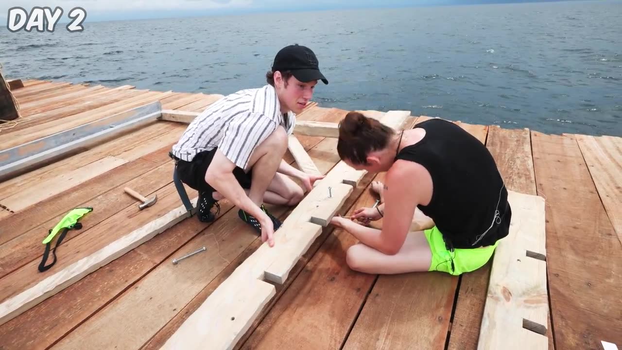 7 Days stranded at sea | Mr.Beast, challenging game to win Money