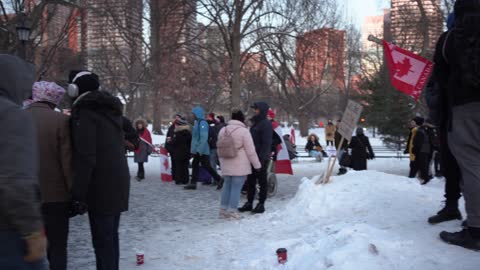 A Peaceful Protest In Canada