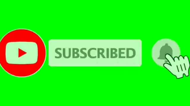 Top Green Screen Animated Subscribe Button