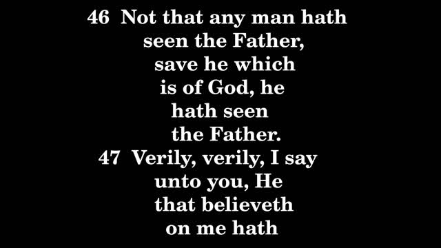 John 6 King James version